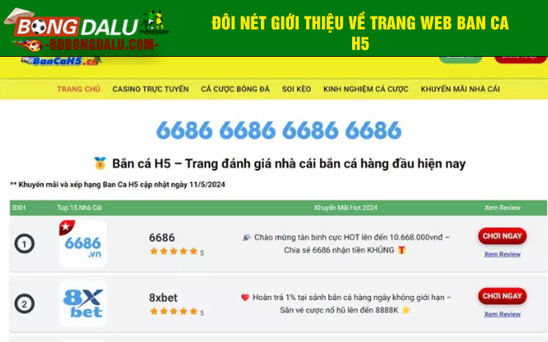 Đôi nét giới thiệu về trang web Ban ca h5