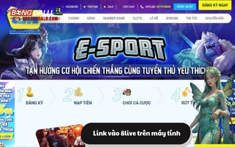 Hướng dẫn newbie cách truy cập Link vào 8live