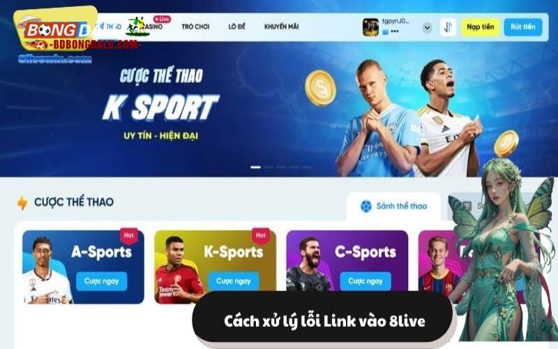 Cách xử lý lỗi Link vào 8livewin.com